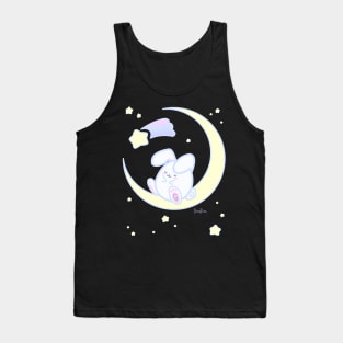 Bun Bun Sleeping on the Moon Tank Top